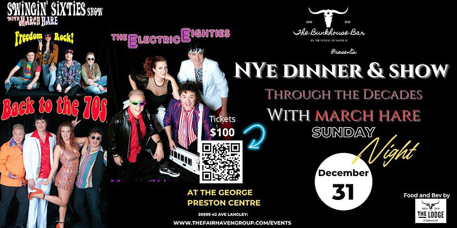 NYE Dinner & Show with March Hare